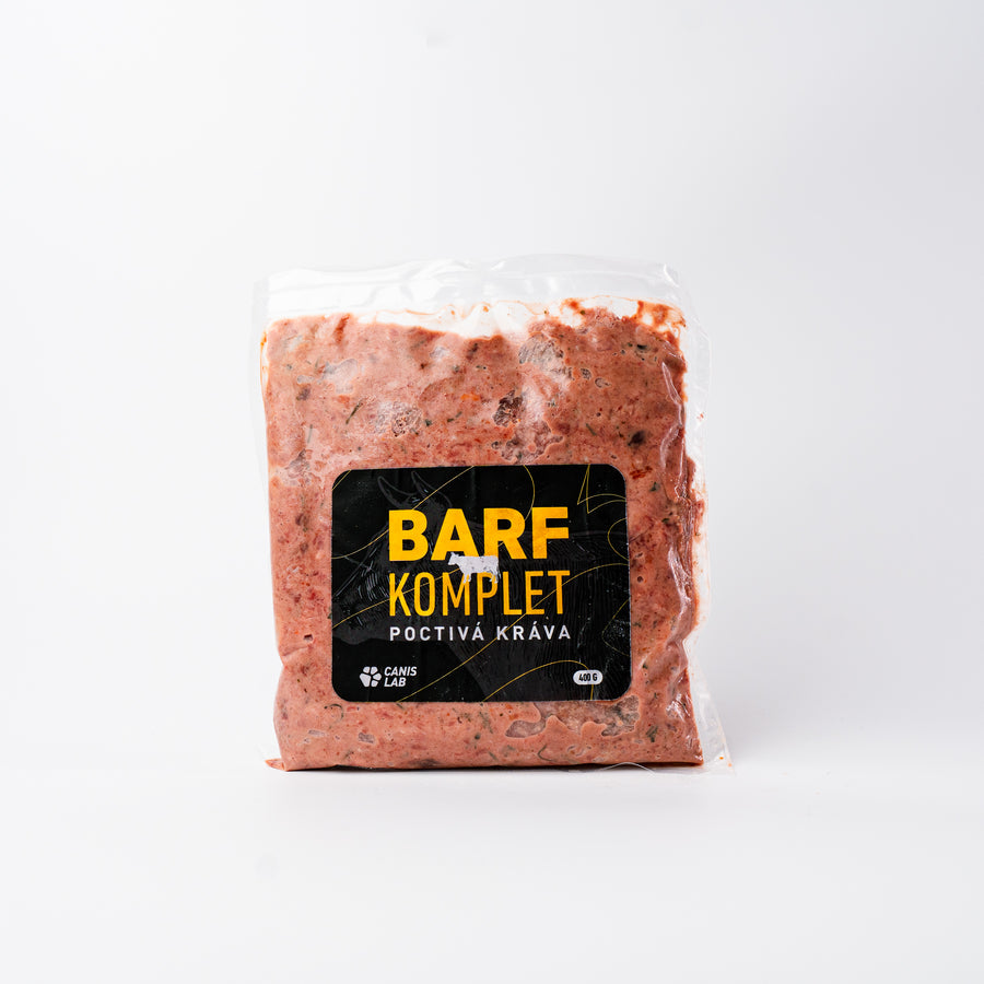 B.A.R.F. Komplet Poctivá kráva | Kompletně sestavené mražené krmivo z čerstvého masa