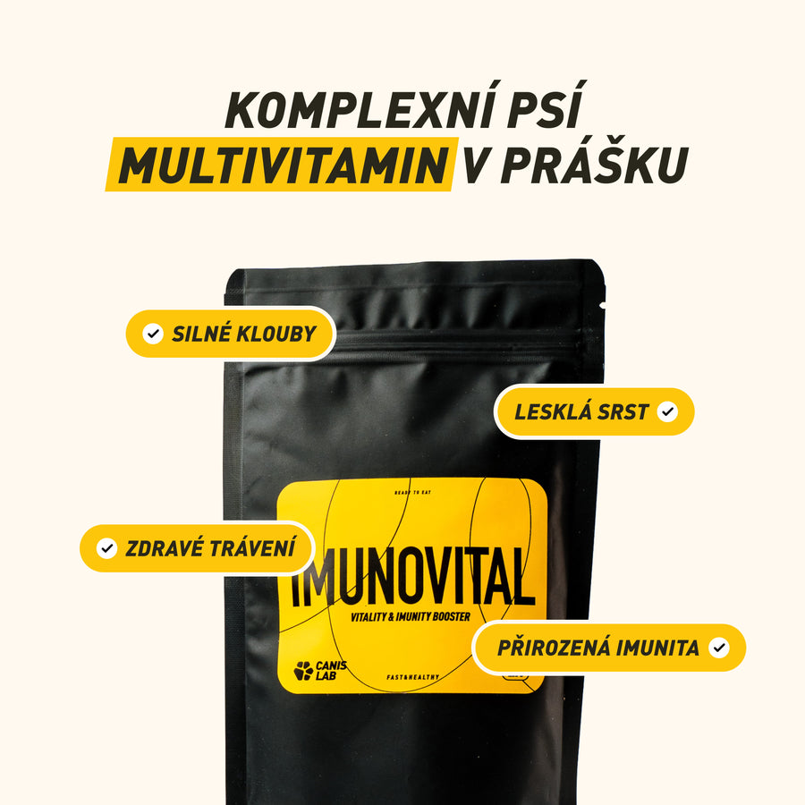 Imunovital | Komplexní multivitamin pro silnou imunitu a vitalitu tvého psa