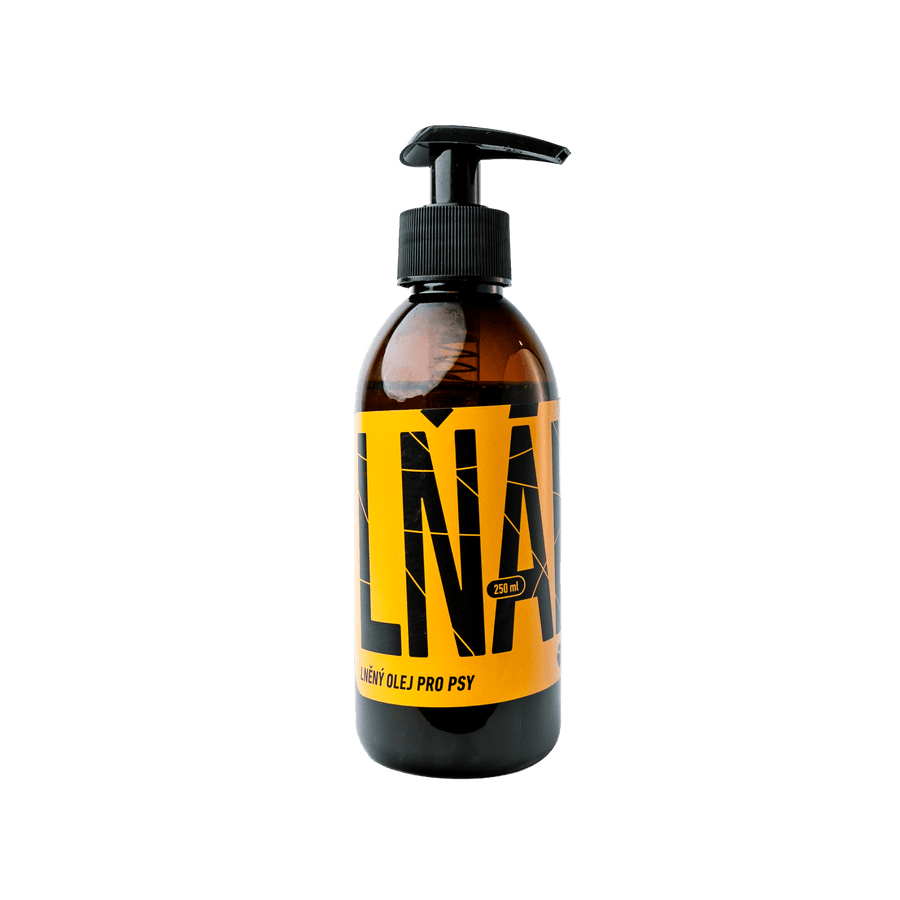 Lňák | 100% lněný olej jako rostlinný zdroj omega-3 pro psy s alergií na ryby