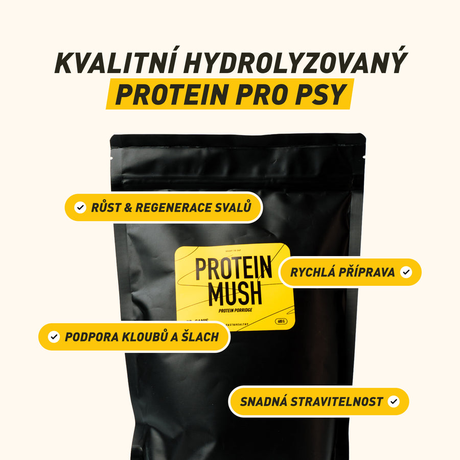 Protein Mush | Snadno stravitelná kaše s kolagenem pro růst svalů a bleskové doplnění sil po zátěži