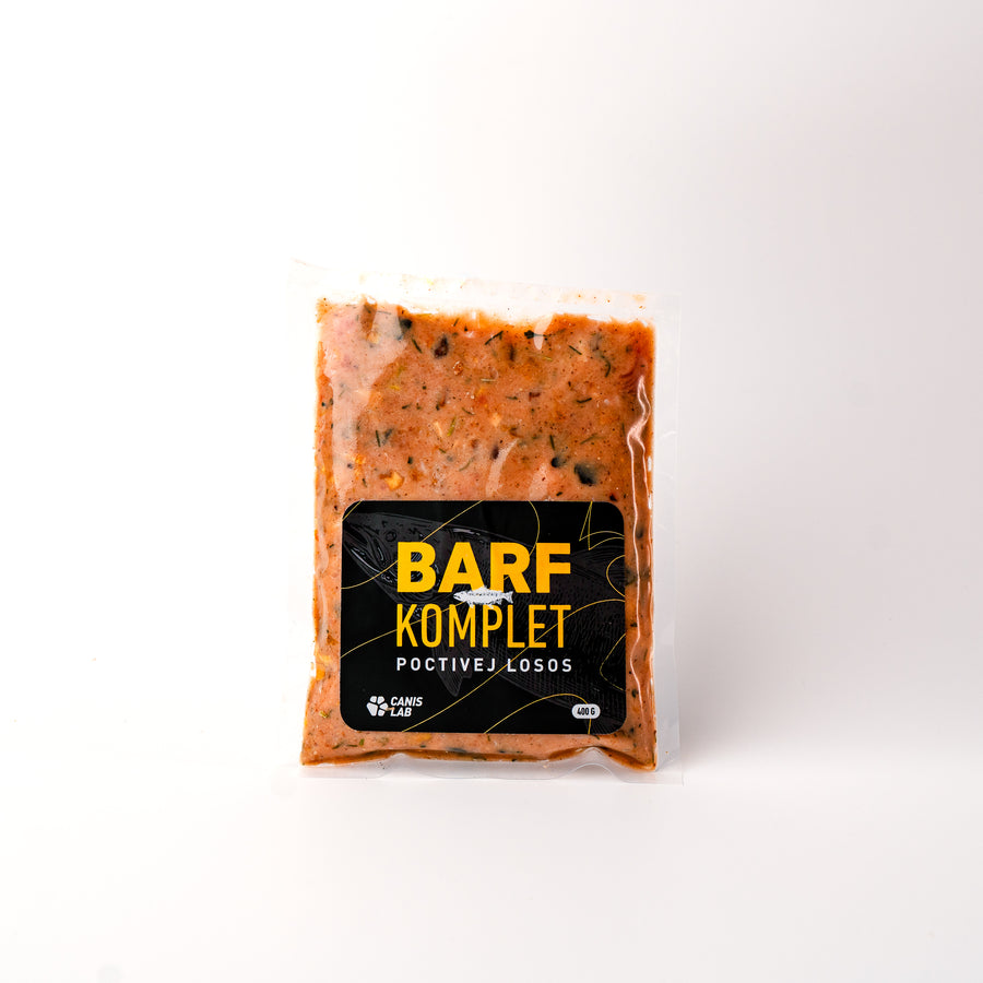 B.A.R.F. Komplet Poctivej losos | Kompletně sestavené mražené krmivo z čerstvého masa