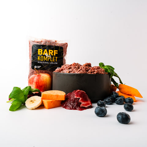 B.A.R.F. Komplet Poctivej jelen | Mražené maso pro psy | Kompletní krmivo