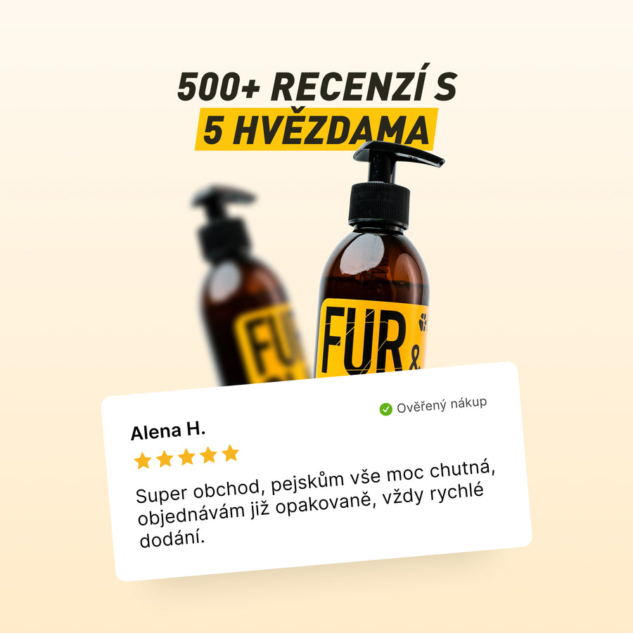 Fur & Claws | Olejový mix se zinkem a kyselinou hyaluronovou pro zářivou srst a pevné drápky