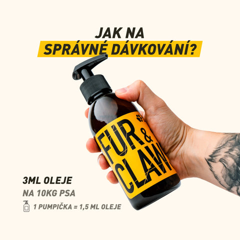 Fur & Claws | Olejový mix se zinkem a kyselinou hyaluronovou pro zářivou srst a pevné drápky