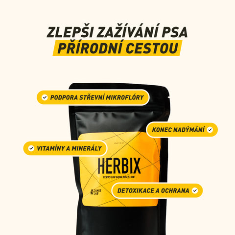 Herbix | Směs bylin pro lepší zažívání psa