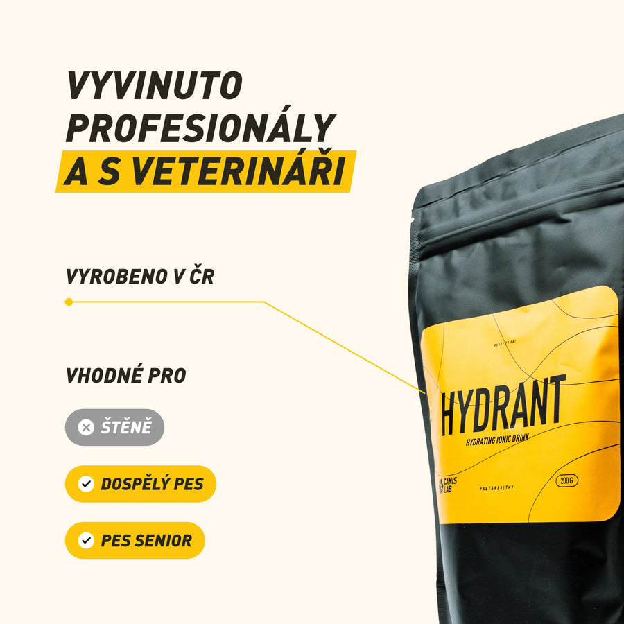 Hydrant | Pro optimální hydrataci, doplnění minerálů a ochranu psa před přehřátím v horku a na túrách