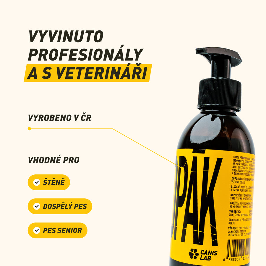 Konopák | Za studena lisovaný konopný olej pro posílení imunity a péči o alergickou kůži