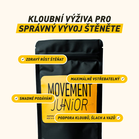 Movement Junior | Kloubní výživa pro podporu a správný vývoj pohybového aparátu štěněte