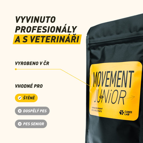 Movement Junior | Kloubní výživa pro podporu a správný vývoj pohybového aparátu štěněte