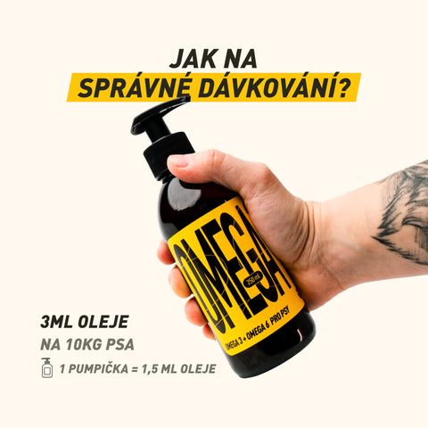 Omega 3+6 | Vyvážený mix rybích a rostlinných olejů pro silnou imunitu a hustou srst