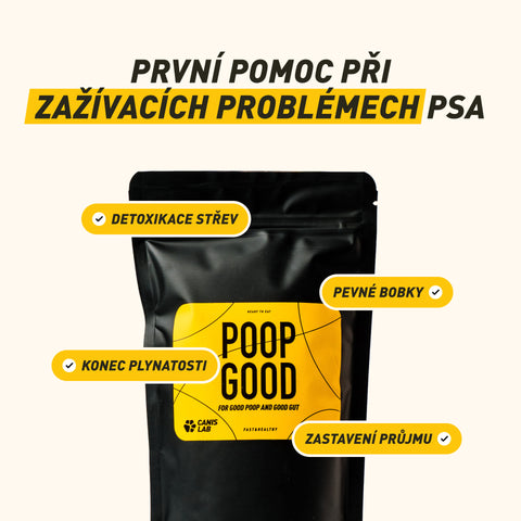 Poop Good | První pomoc při akutním průjmu pro rychlou stabilizaci střev a detoxikaci