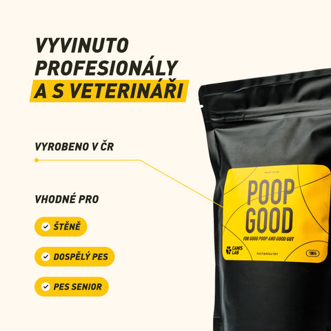 Poop Good | První pomoc při akutním průjmu pro rychlou stabilizaci střev a detoxikaci