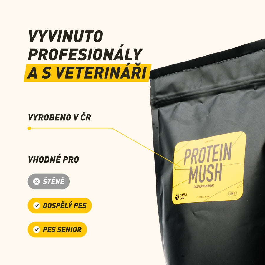 Protein Mush | Snadno stravitelná kaše s kolagenem pro růst svalů a bleskové doplnění sil po zátěži