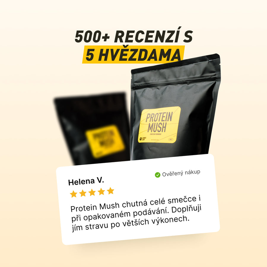 Protein Mush | Snadno stravitelná kaše s kolagenem pro růst svalů a bleskové doplnění sil po zátěži