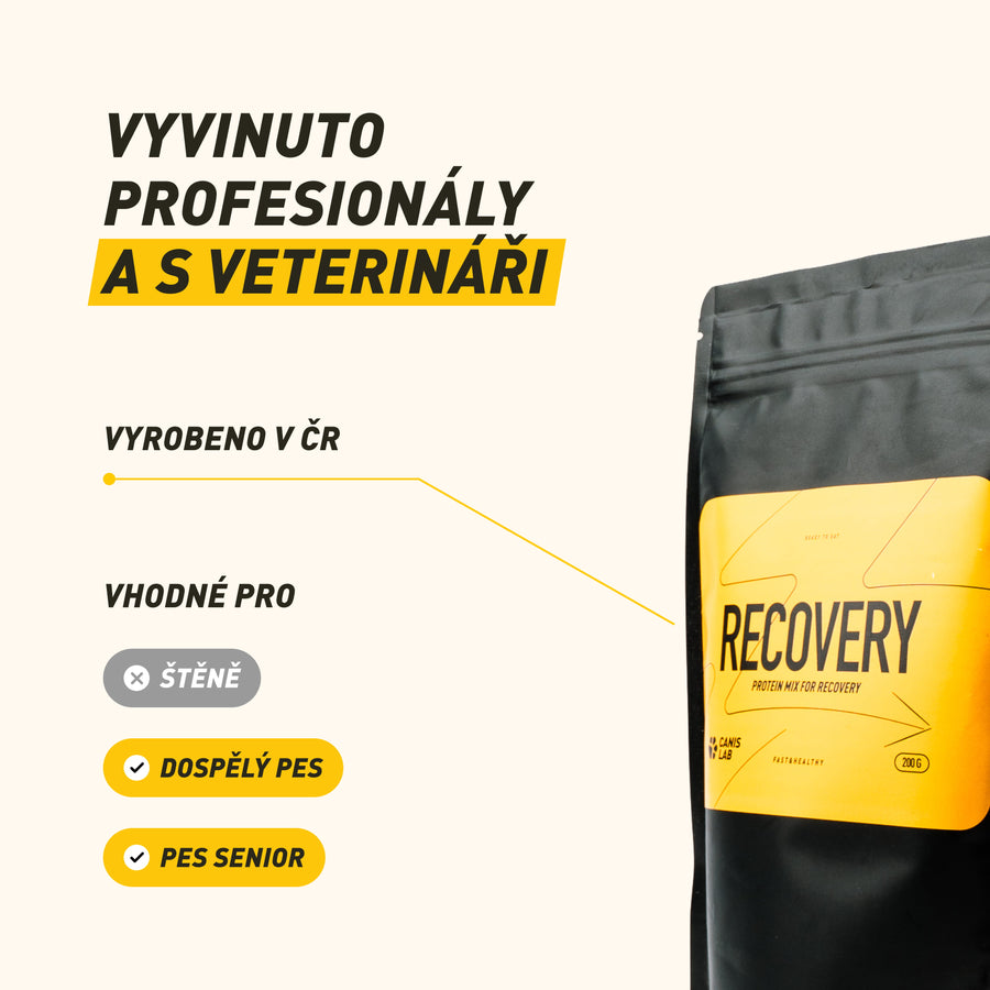 Recovery | Směs na přípravu nápoje pro psa pro obnovu svalů a rychlý návrat do formy, určeno po aktivitě