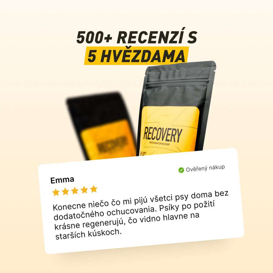 Recovery | Směs na přípravu nápoje pro psa pro obnovu svalů a rychlý návrat do formy, určeno po aktivitě