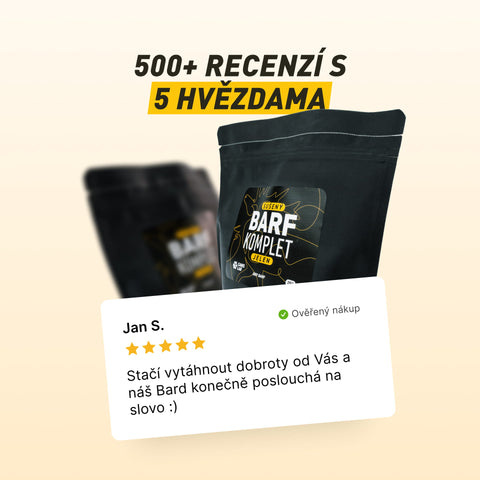 Sušený B.A.R.F. Poctivý Jelen | Sušené kompletní krmivo bez nutnosti mrazení, ideální na cesty i jako odměna