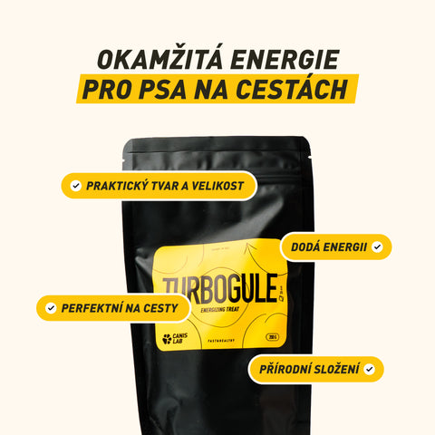 TURBOGULE | Energetický pamlsek pro psy | 200 g